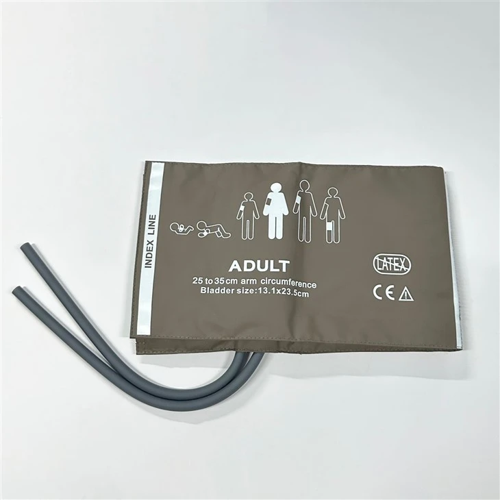 Reusable NIBP Cuff Brown Neonate 6-11cm