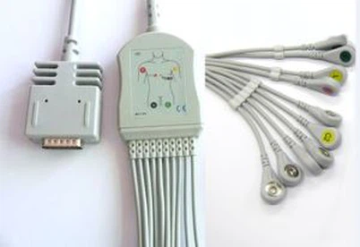 Burdick EK-10 10lead EKG Cables, IEC / AHA, txiv tsawb / Kaw los ntawm Lub Hoobkas