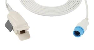 Biolight Adult Clip Reusable SpO2 Kev Soj Ntsuam Cable Sensor A6