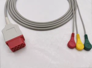 Bionet Ncaj Qha Txuas ECG Cable Leadwires AHA / IEC