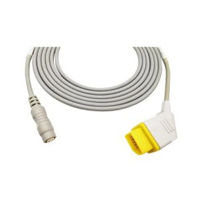 Nihon Konden 12 Pin IBP Hloov Pauv Ntshav Cov Ntshav Pleev Cable