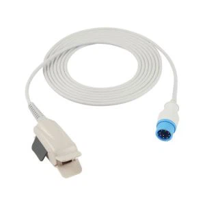Biolight 9-Pin Rau Cov Laus Clip SpO2 Sensor A6 A8
