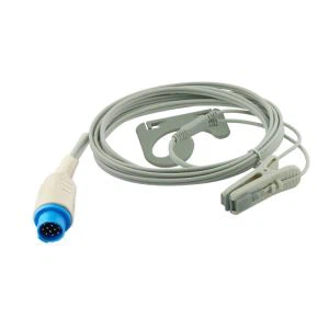 Biolight M8500 M9500 12-Pin Veterinary Clip SpO2 Sensor