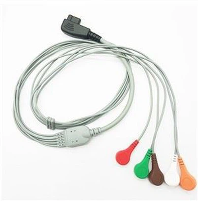 DMS HDMI Txuas 19Pin ECG Holter Cable Leadwire
