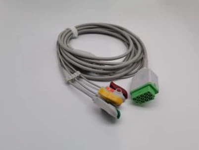 GE Marquette Tshaj ECG Cable 3-LD