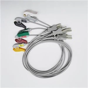 Spacelabs ECG Cov Hluav Taws Xob 5 Txhuas Snap / clip 700-0007-08