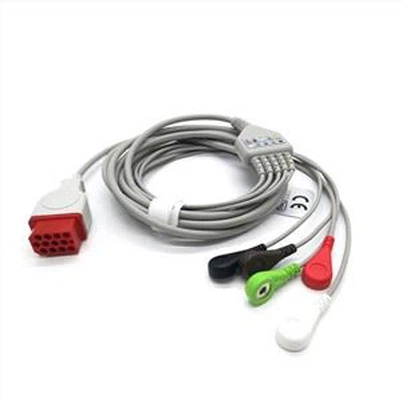 Bionet Ncaj Qha Txuas ECG Cable Leadwires AHA / IEC