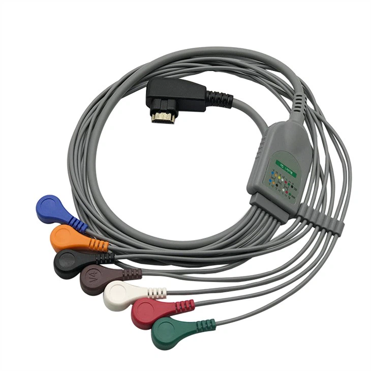 5/7/10 LEADS HOLTER PATIENT ECG CABLE FOR DMS300-4A